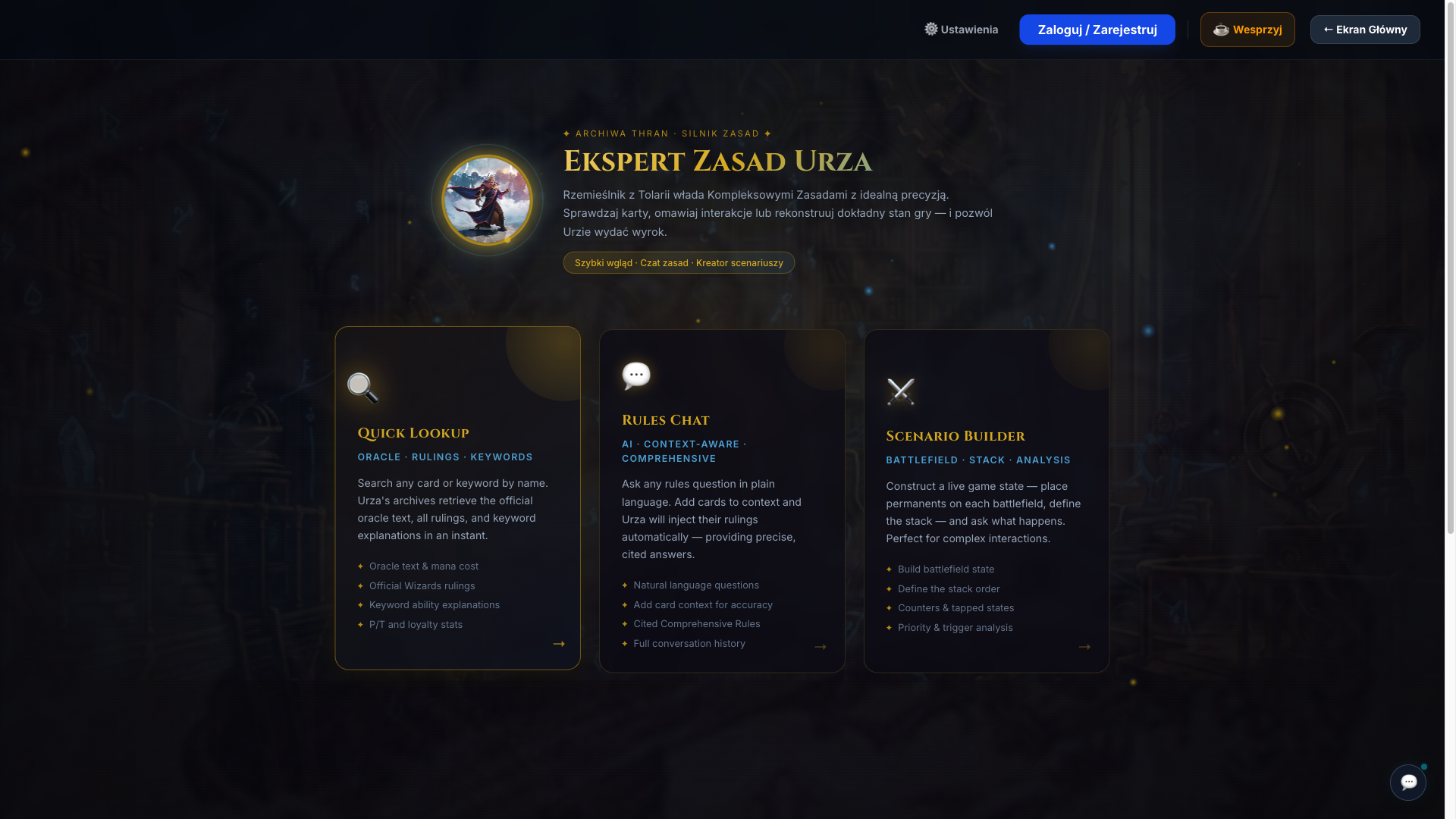 Ekspert zasad z cytowaniem.